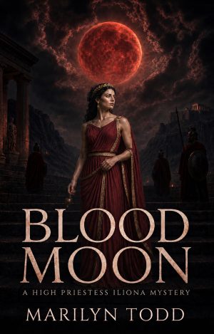 Blood Moon (A High Priestess Iliona Mystery, #2) by Marilyn Todd